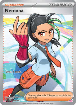 Nemona - pokemon TCG Card