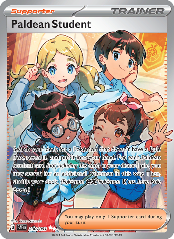 Paldean Student - Pokémon TCG Card