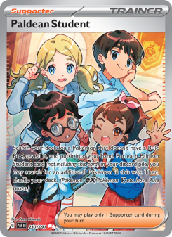 Paldean Student - pokemon TCG Card