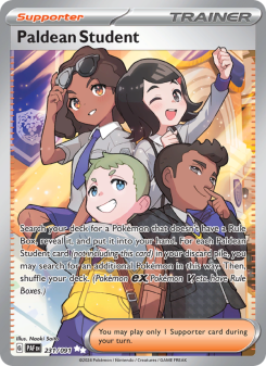 Paldean Student - pokemon TCG Card