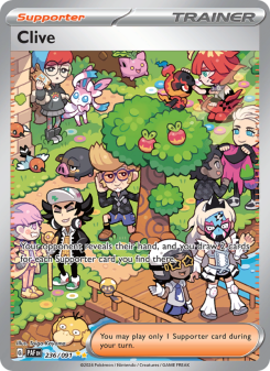 Clive - pokemon TCG Card