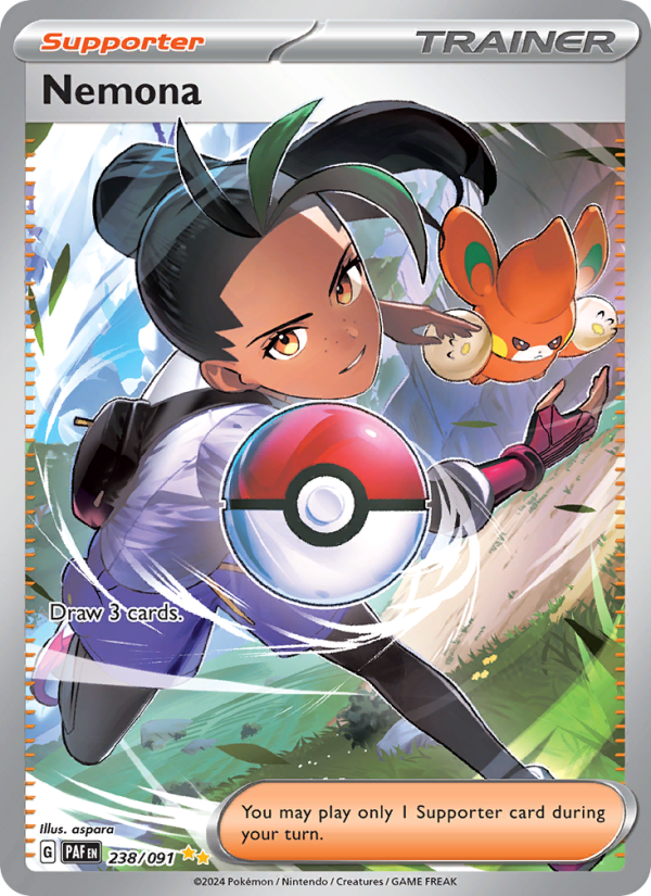 Nemona - Pokémon TCG Card