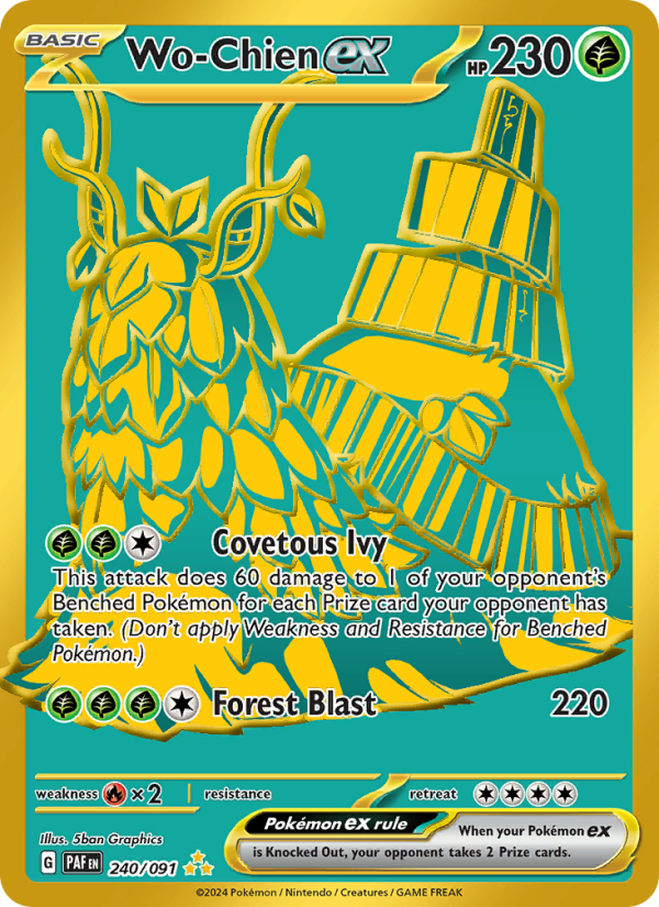 Wo-Chien ex - Pokémon TCG Card