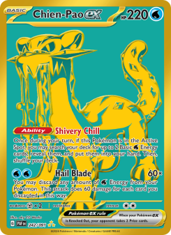 Chien-Pao ex - pokemon TCG Card
