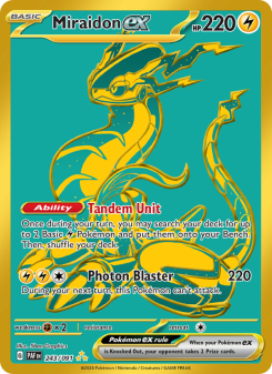 Miraidon ex - pokemon TCG Card