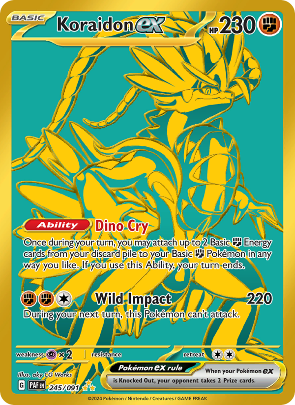 Koraidon ex - Pokémon TCG Card
