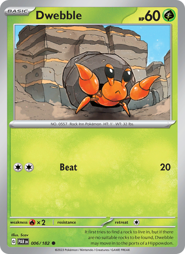 Dwebble - Pokémon TCG Card