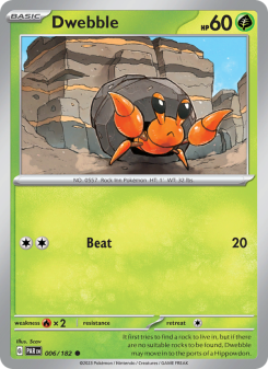 Dwebble - pokemon TCG Card