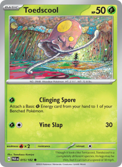 Toedscool - pokemon TCG Card