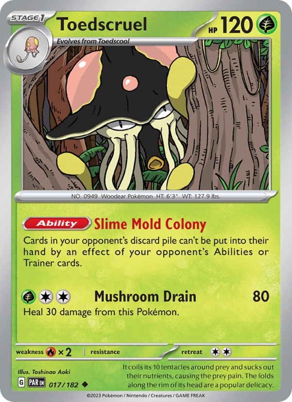 Toedscruel - Pokémon TCG Card