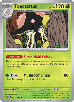 Toedscruel - pokemon TCG Card