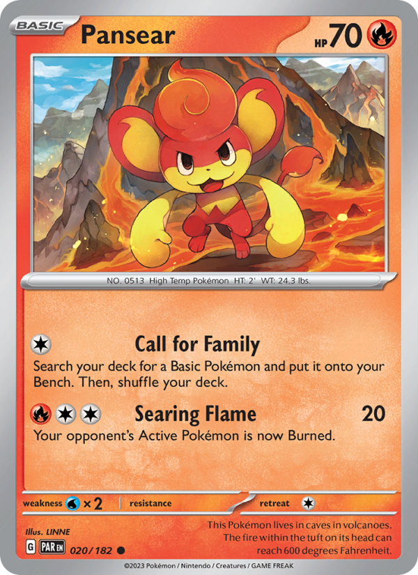 Pansear - Pokémon TCG Card