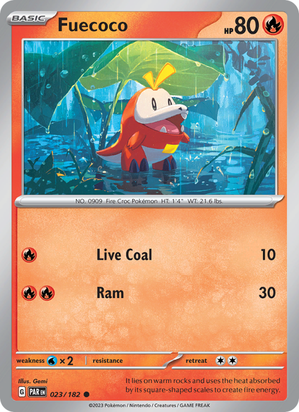 Fuecoco - Pokémon TCG Card