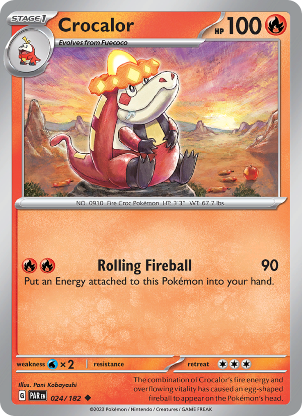 Crocalor - Pokémon TCG Card