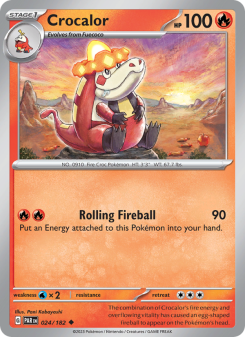 Crocalor - pokemon TCG Card