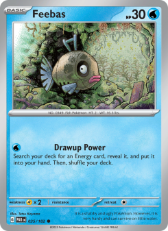 Feebas - pokemon TCG Card