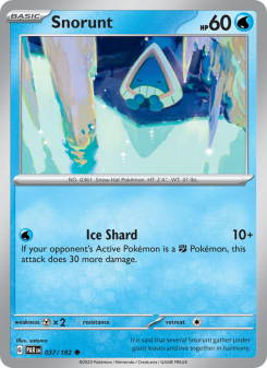 Snorunt - pokemon TCG Card