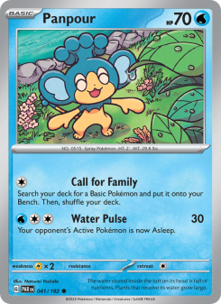 Panpour - pokemon TCG Card
