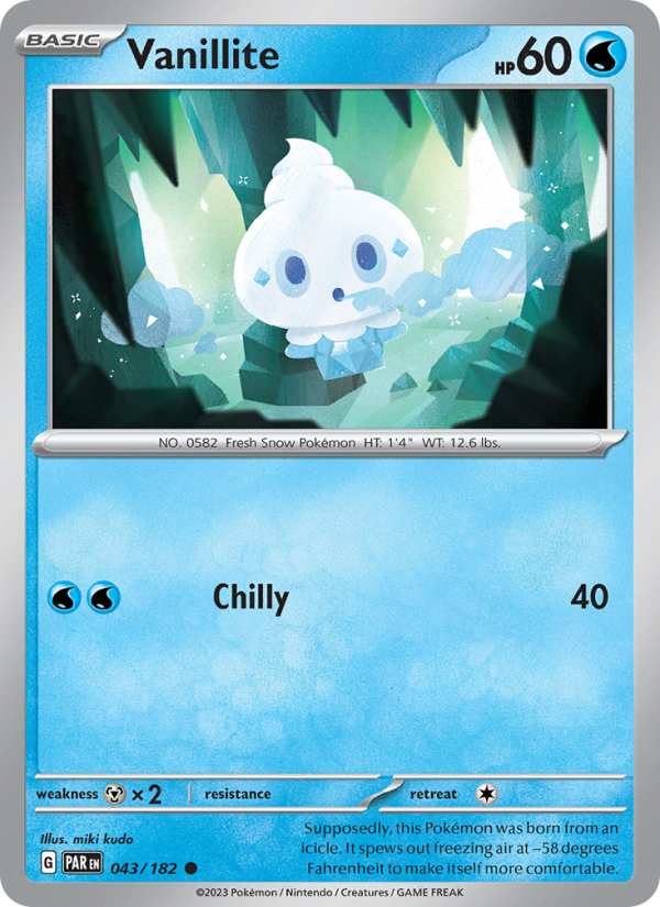 Vanillite - Pokémon TCG Card