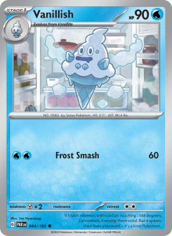 Vanillish - pokemon TCG Card