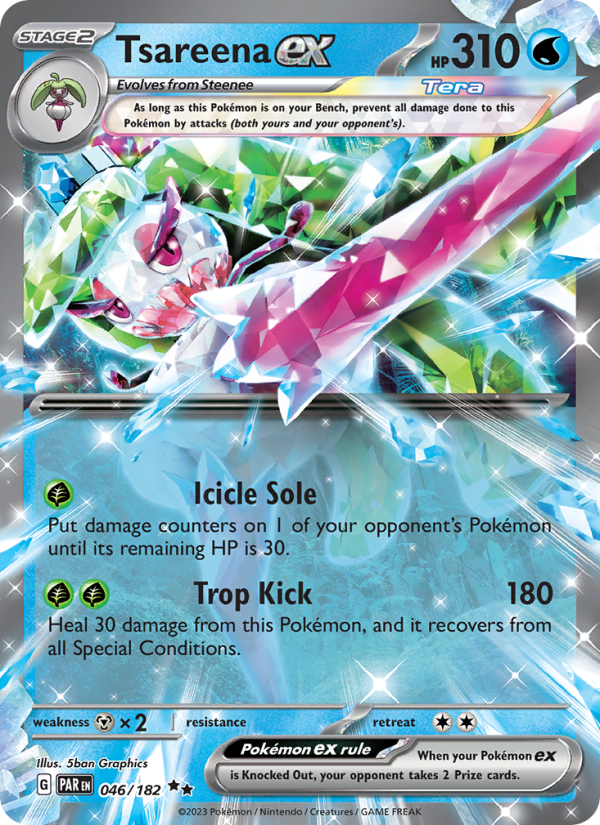 Tsareena ex - Pokémon TCG Card