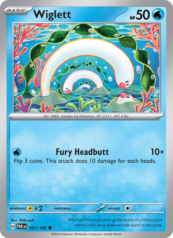 Wiglett - Pokémon TCG Card