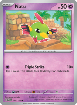 Natu - pokemon TCG Card