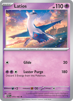 Latios - pokemon TCG Card