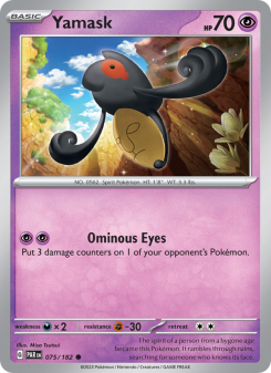 Yamask - pokemon TCG Card