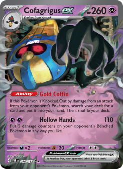 Cofagrigus ex - pokemon TCG Card