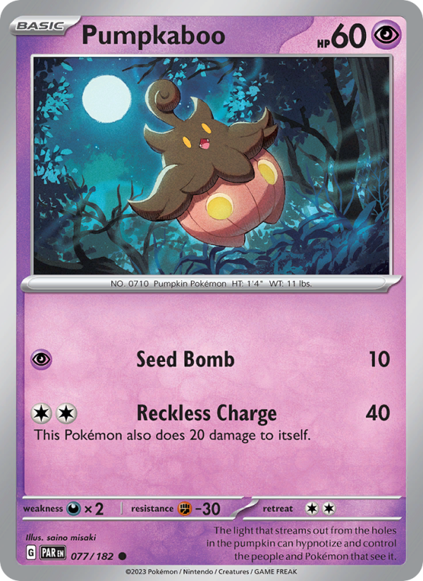 Pumpkaboo - Pokémon TCG Card