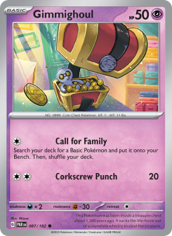 Gimmighoul - pokemon TCG Card