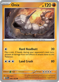 Onix - pokemon TCG Card