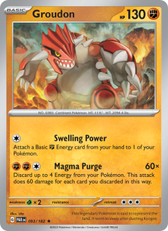 Groudon - pokemon TCG Card