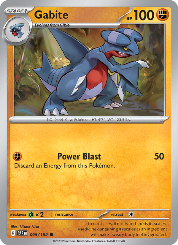 Gabite - Pokémon TCG Card
