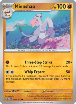 Mienshao - pokemon TCG Card
