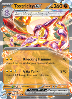 Toxtricity ex - pokemon TCG Card