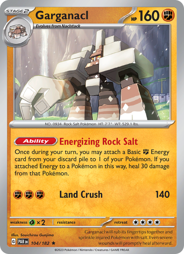 Garganacl - Pokémon TCG Card