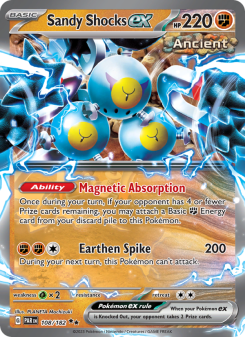 Sandy Shocks ex - pokemon TCG Card