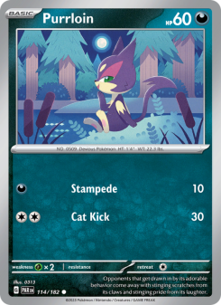 Purrloin - pokemon TCG Card