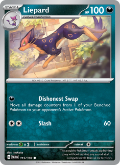 Liepard - pokemon TCG Card