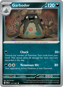 Garbodor - pokemon TCG Card