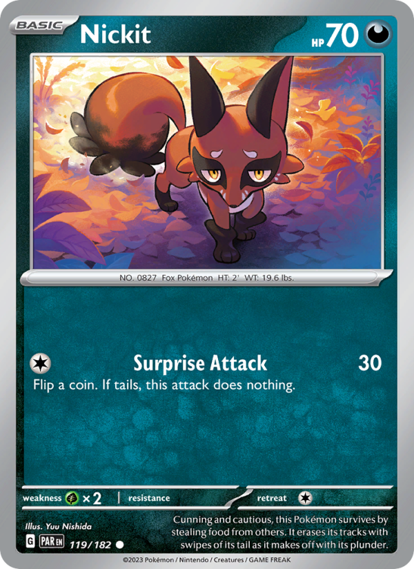 Nickit - Pokémon TCG Card