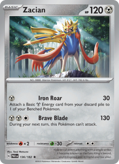 Zacian - pokemon TCG Card