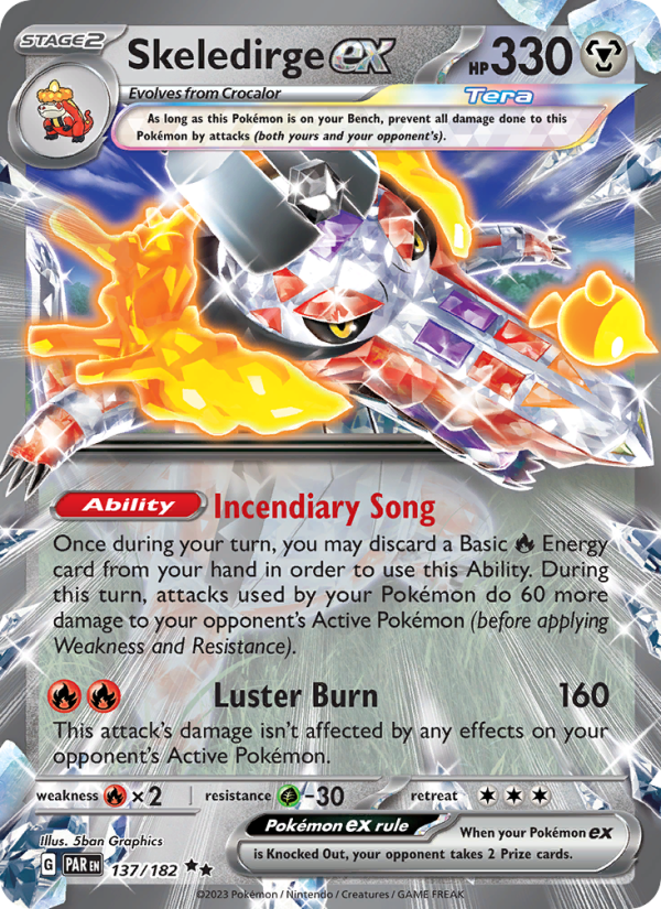 Skeledirge ex - Pokémon TCG Card