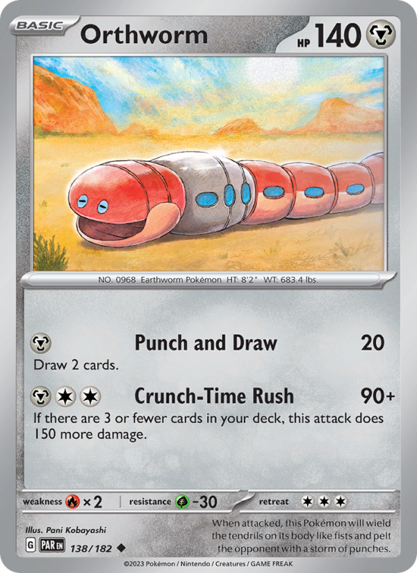 Orthworm - Pokémon TCG Card