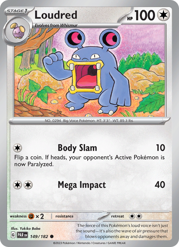 Loudred - Pokémon TCG Card