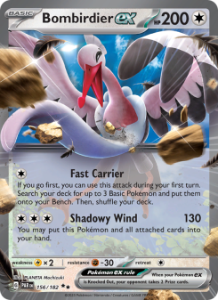 Bombirdier ex - pokemon TCG Card