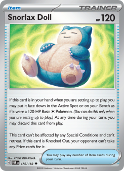 Snorlax Doll - pokemon TCG Card