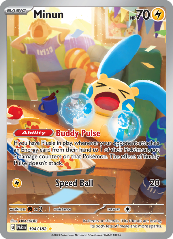 Minun - Pokémon TCG Card